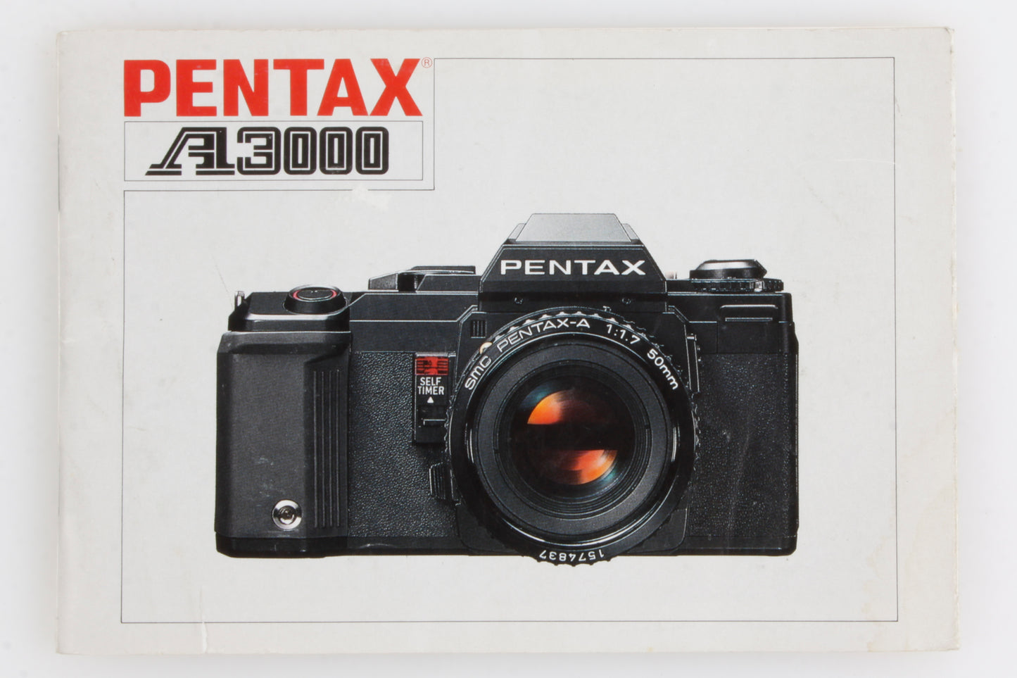 Pentax A3000 Camera Manual