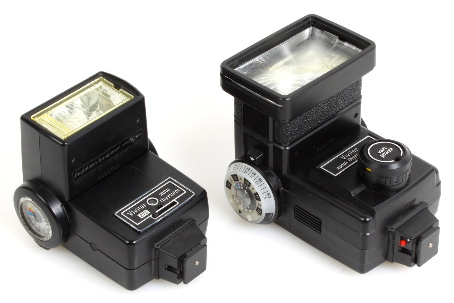 Vivitar 283, 285s, 273 Flashes - Lot of 4 - PARTS