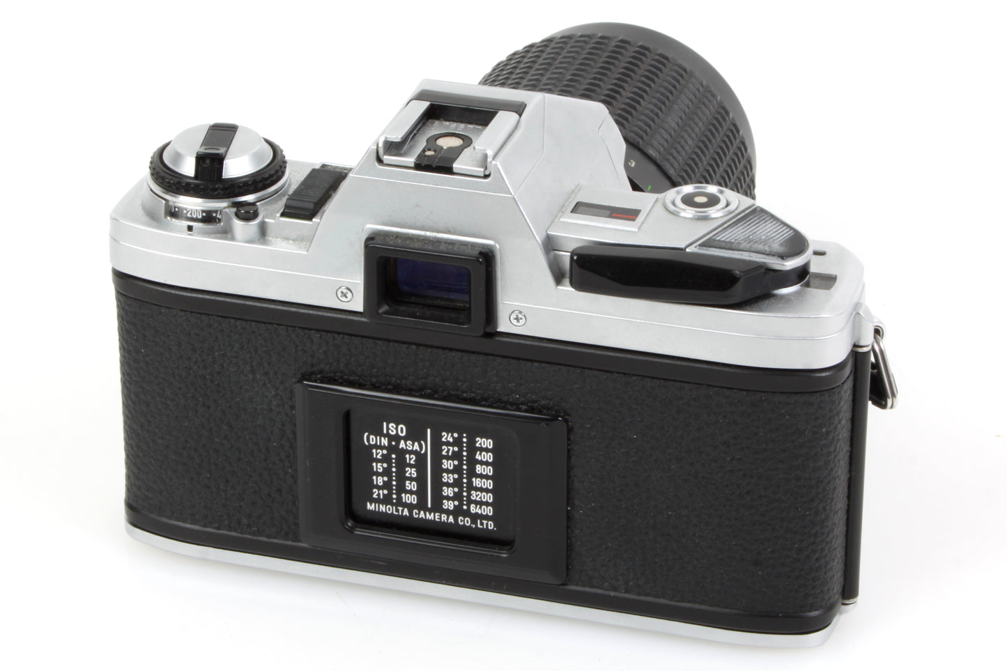 Minolta X-370 Film Camera w/ Wide Angle to Portrait Lens + Film
