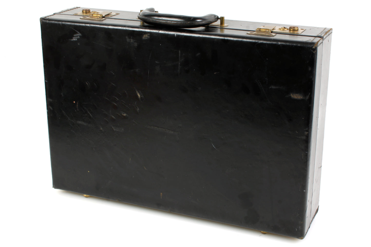 Attache Case (James Bond) Black Leather Hard Case
