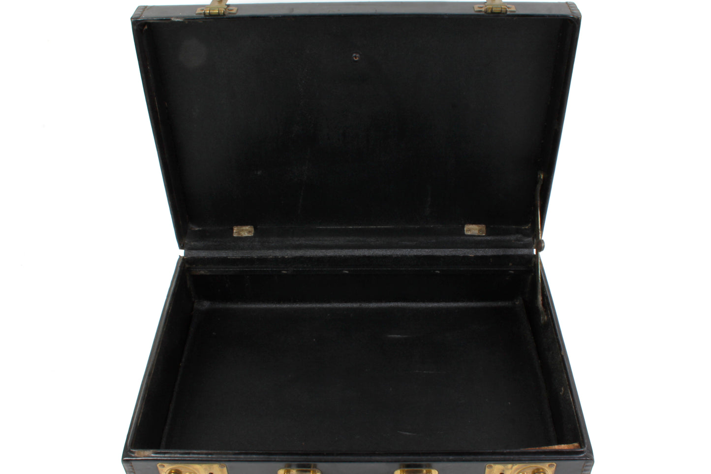 Attache Case (James Bond) Black Leather Hard Case