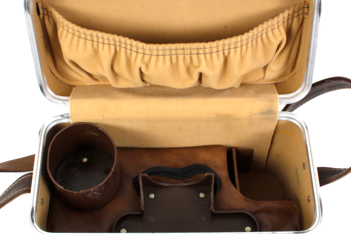 1970s Camera Hard Case Vintage w/ Shoulder Strap
