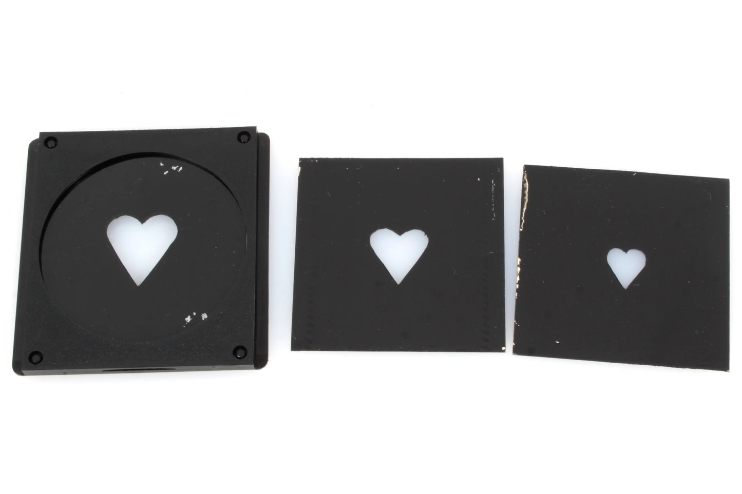 Cokin Camera Filters Set 55mm Star/Heart/Spot Orange/Clear/Black w/ Holder