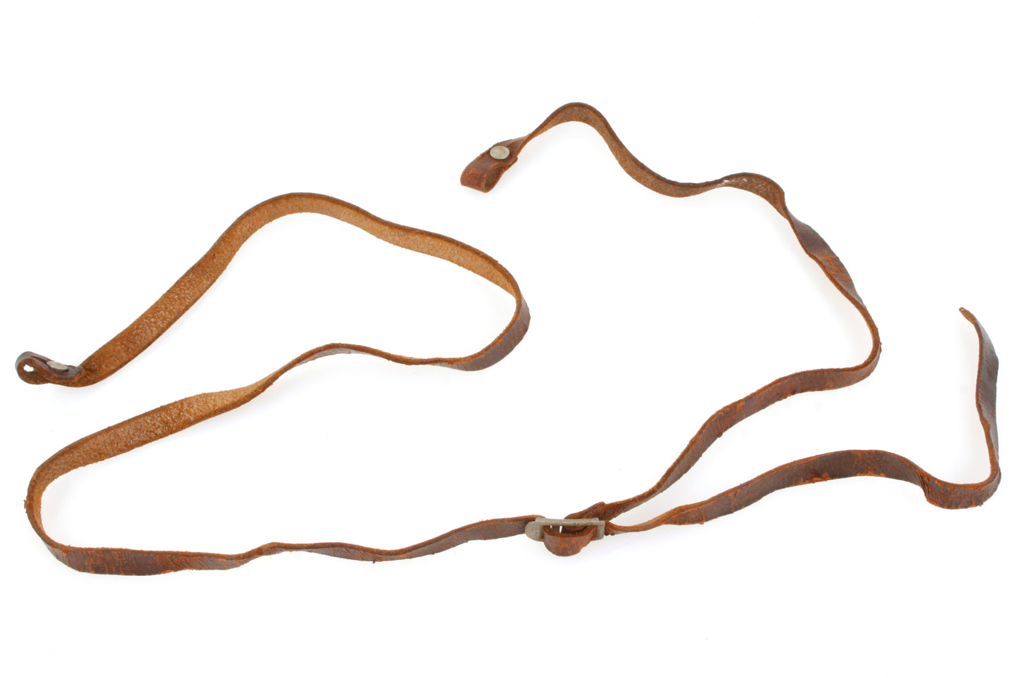 Vintage Camera Strap 1950s Brown Leather