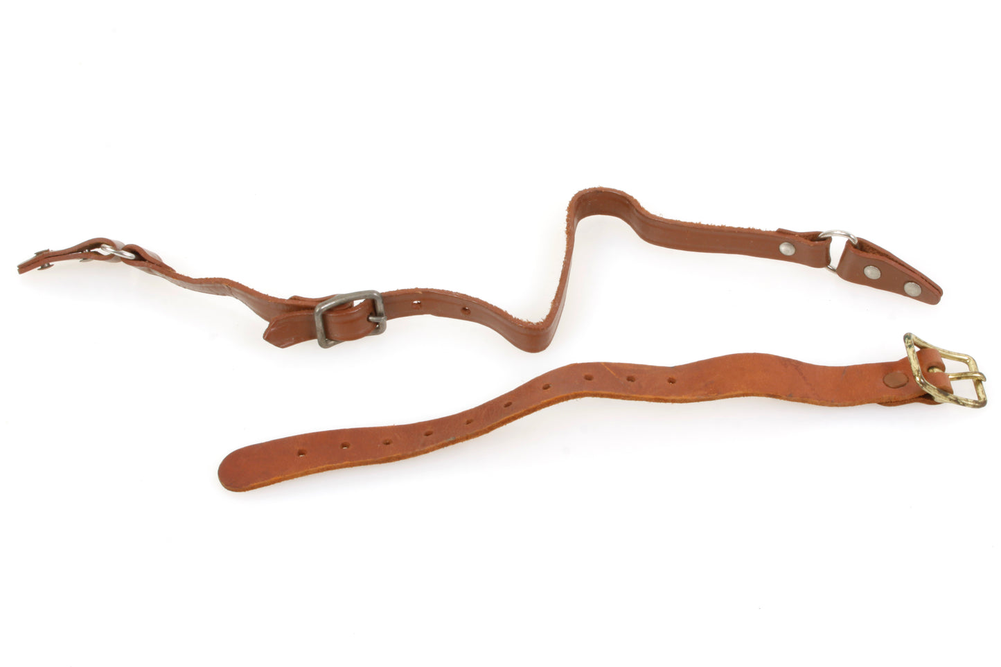 Vintage Camera Hand Straps (2) Brown Leather