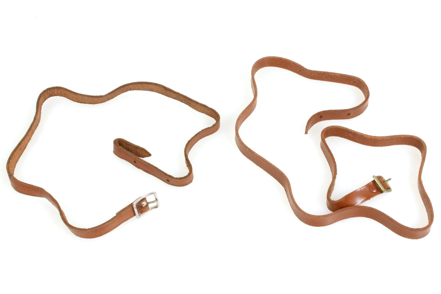 Vintage Camera Straps 1980s Set of 2 Leather