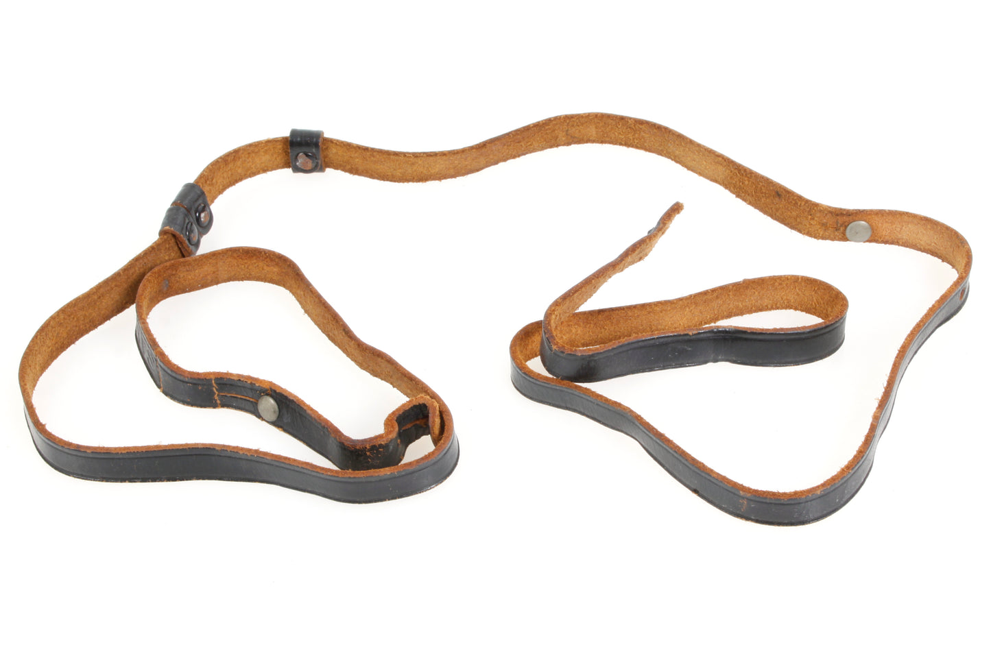 Vintage Camera Strap Black Leather