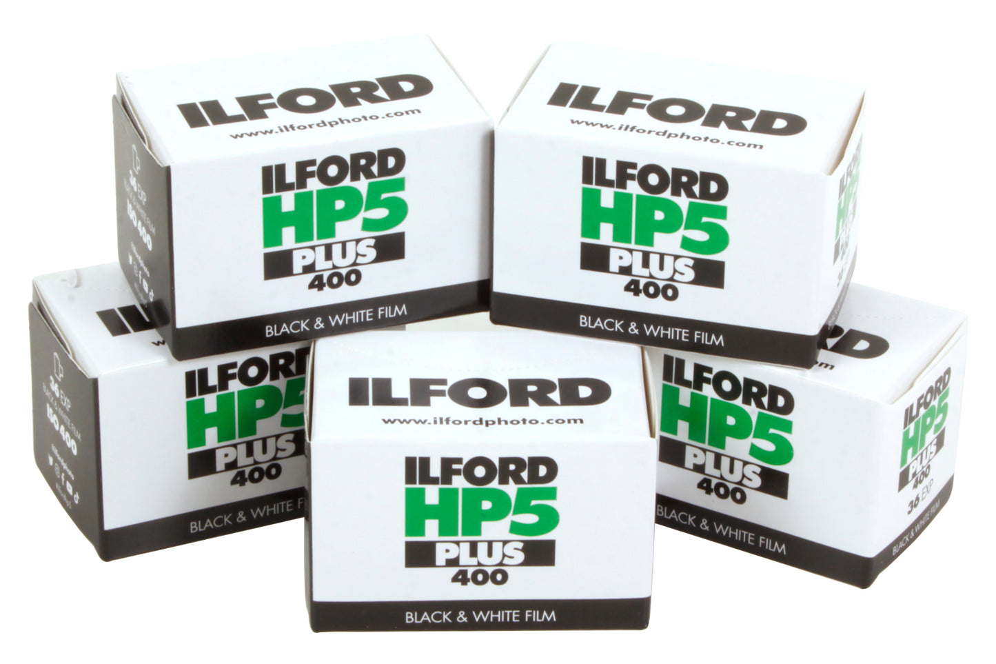 50 Rolls Ilford HP5 Plus 400 24 Exposure Pro Black & White 35mm Film Fresh Dated
