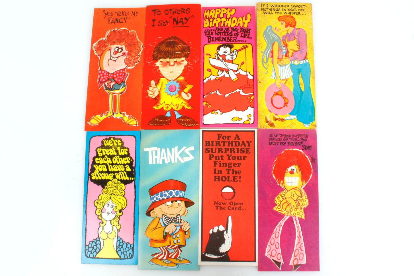 Greeting Cards (30 Plus) 1960s-70s Bell Bottoms Hippie Pink