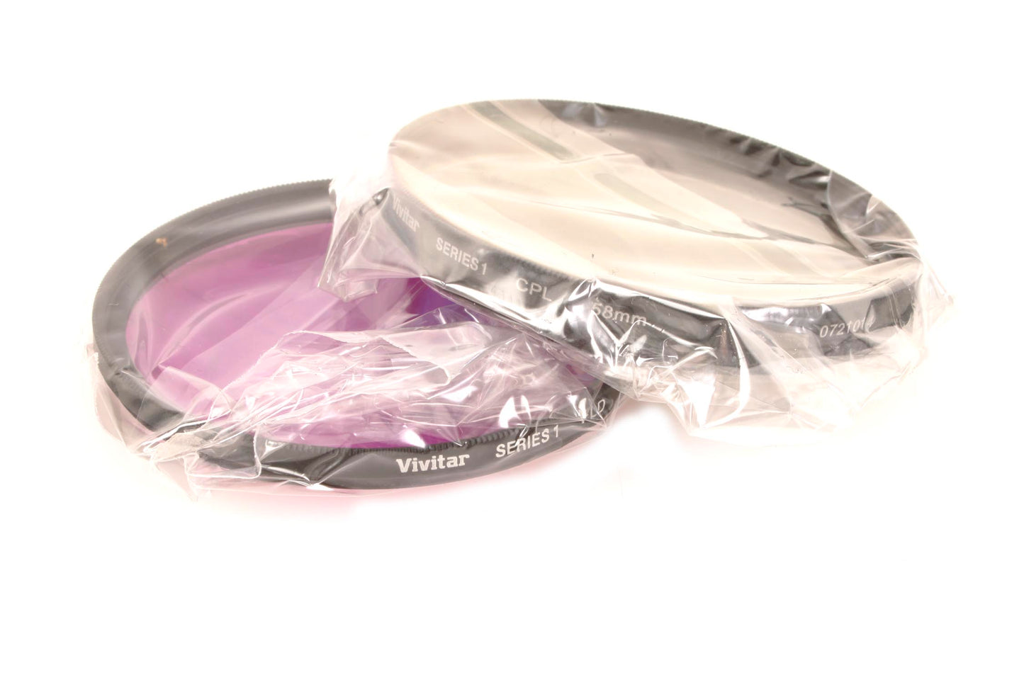 Vivitar 58mm Filter Set (FLD & CPL) w/Case