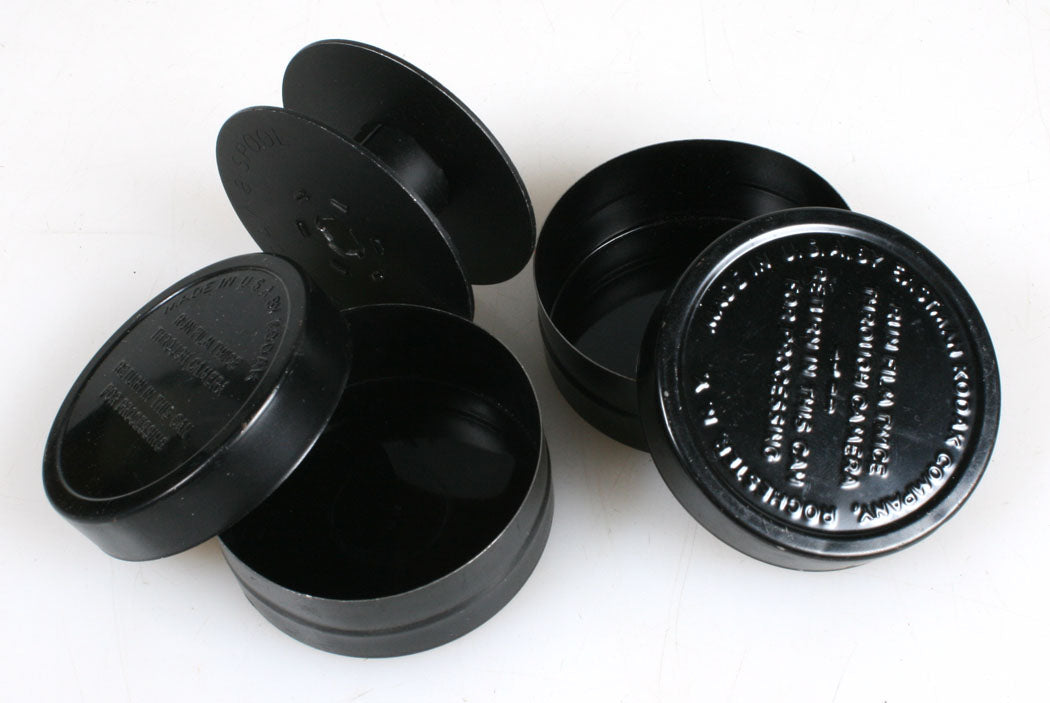 MOVIE FILM REEL AND 2 CANS, VINTAGE