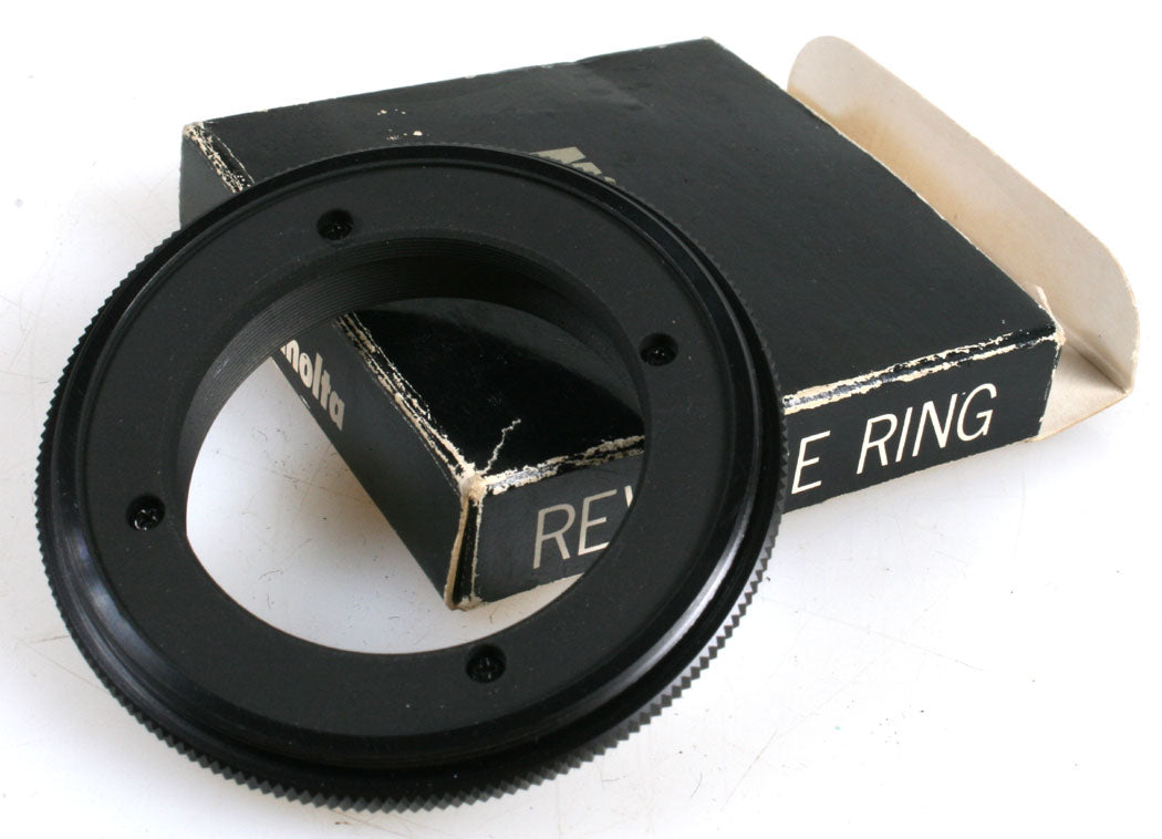55MM MINOLTA REVERSE RING IN ORIGINAL BOX