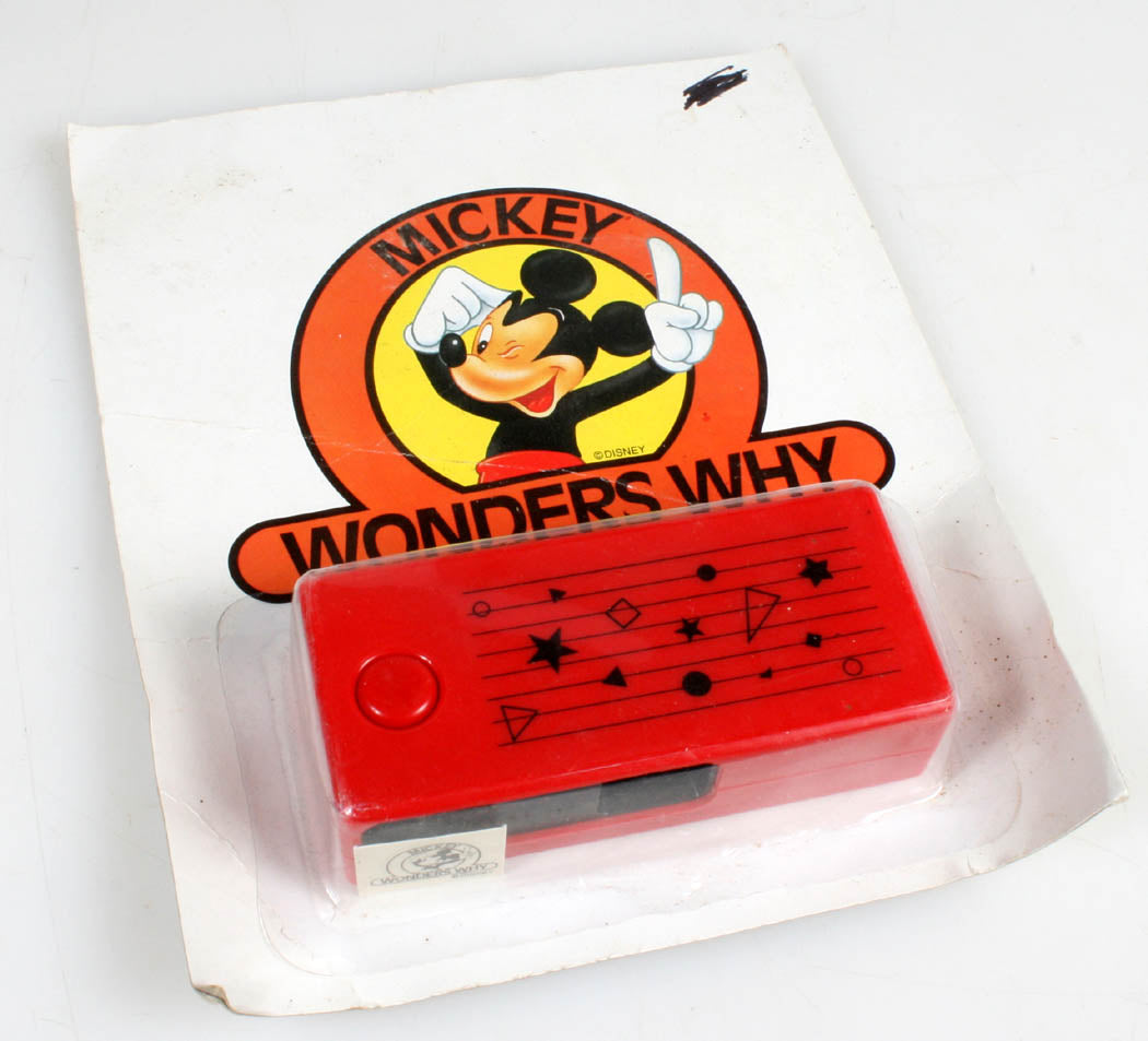 MICKEY MOUSE 110 FILM CAMERA, RED IN ORIG. PACKAGING