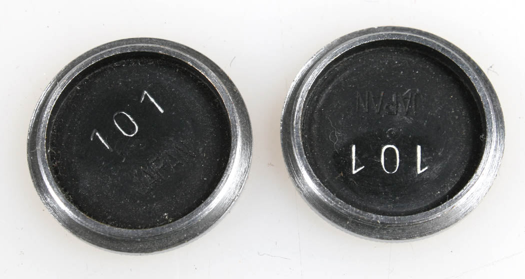 19MM WALZ METAL LENS CAPS, SET OF 2