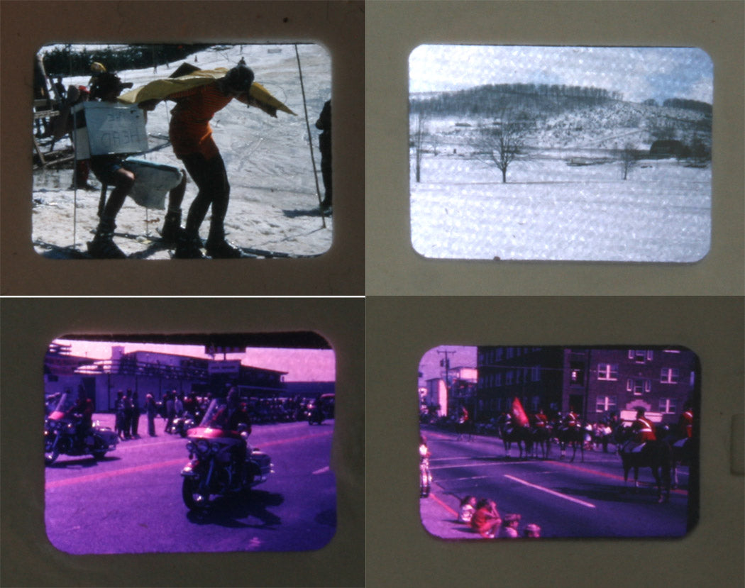 MINOLTA 16 COLOR TRANSPARENCY SLIDES, LOT OF 30 OF FAMILY FUN