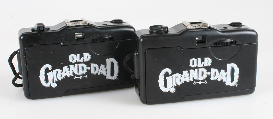 OLD GRAND DAD BAR WARE - 35MM CAMERA- SET OF 2