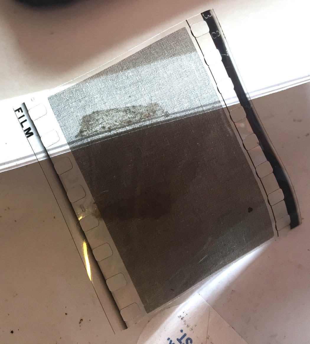 35MM DARKROOM TEXTURE SCREENS: LATERAL BRUSH AND BURLAP