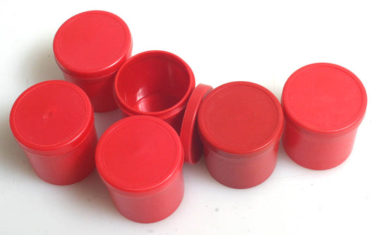 35MM FILM STRIP CANS, SET OF 6