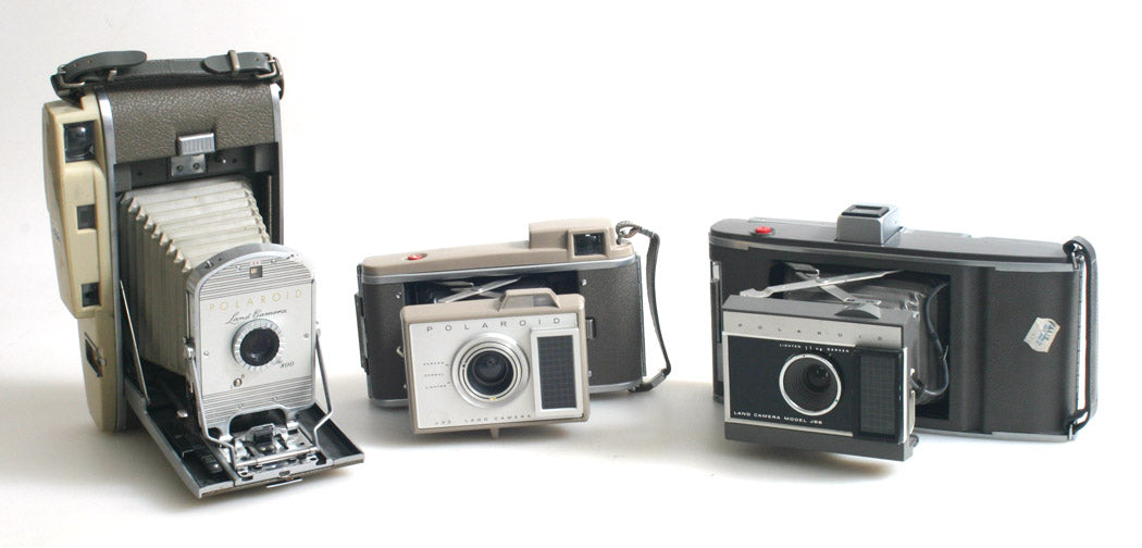 POLAROID CAMERA COLLECTION, VINTAGE LOT OF 3