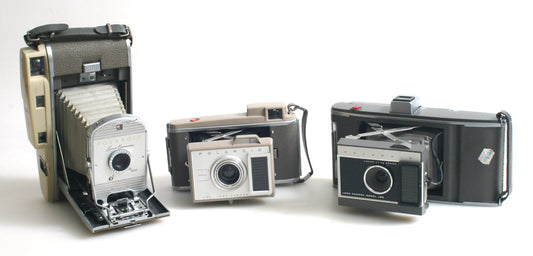 POLAROID CAMERA COLLECTION, VINTAGE LOT OF 3