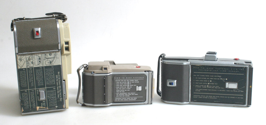 POLAROID CAMERA COLLECTION, VINTAGE LOT OF 3