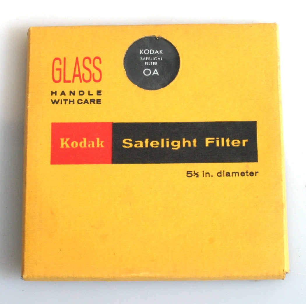 KODAK DARKROOM SAFELIGHT NO. OA FILTER IN ORIG. BOX