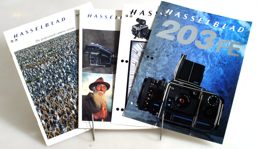 HASSELBLAD LITERATURE, MIXED LOT OF 4