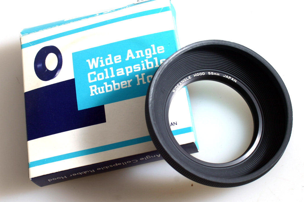 SPIRATONE 55MM WIDE ANGLE RUBBER LENS HOOD