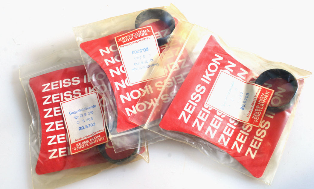 ZEISS IKON VOIGTLANDER GEGENLICHTBLENDE 20.5703, SET OF 3