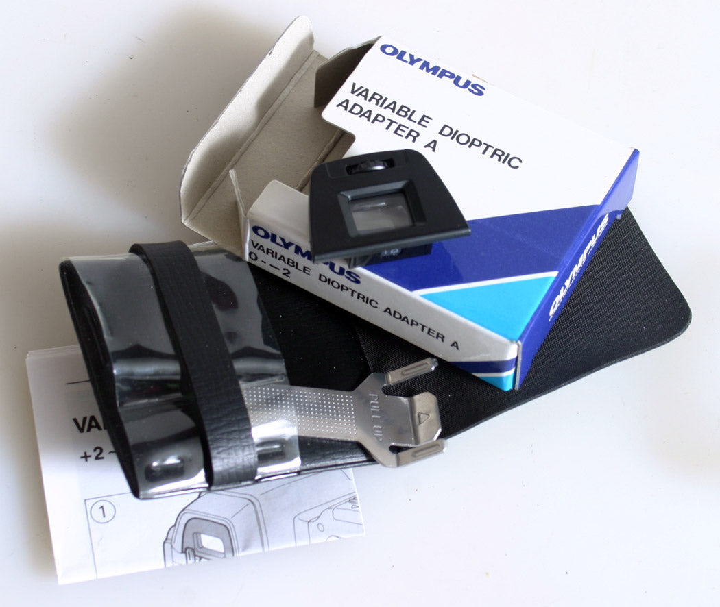 OLYMPUS VARIABLE DIOPTRIC ADAPTER A ( -2~0) W/ CASE AND TOOL