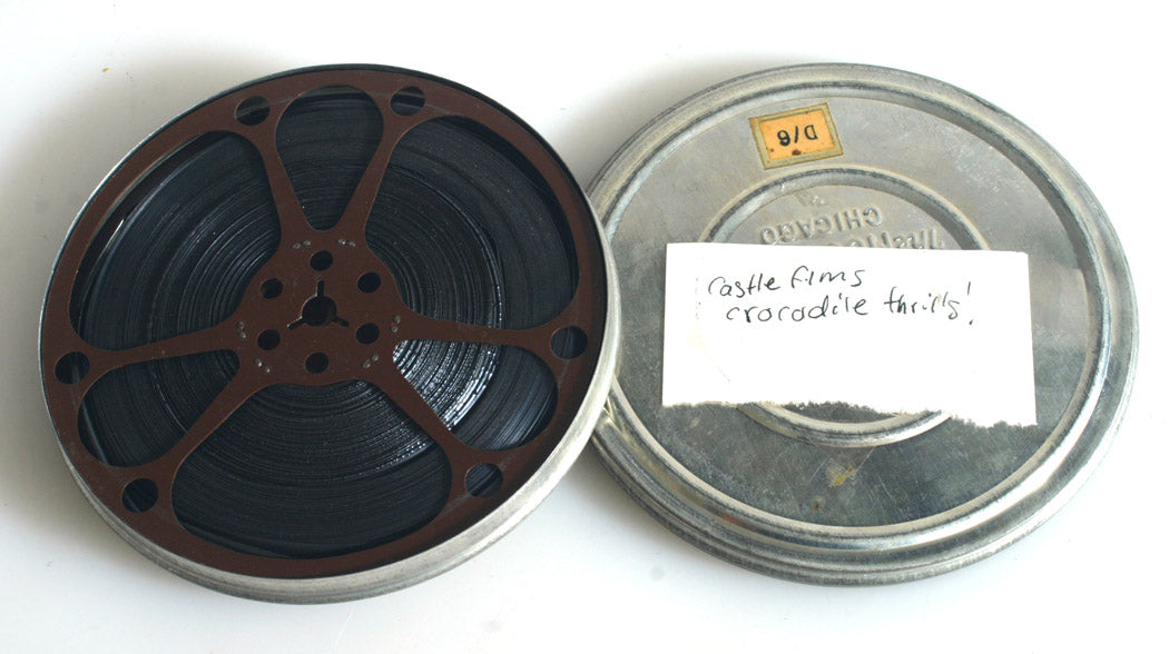 CROCODILE THRILLS BY CASTLE FILMS, 8MM MOVIE FILM