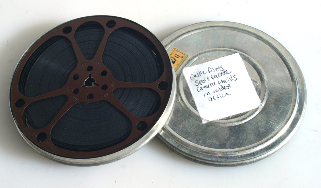 CAMERA THRILLS IN THE WILDEST AFRICA-SPORT PARADE, 8MM MOVIE FILM BY CASTLE FILM