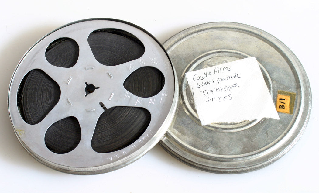 TIGHTROPE TRICKS, SPORT PARADE 8MM SHORT FILM BY CASTLE FILMS