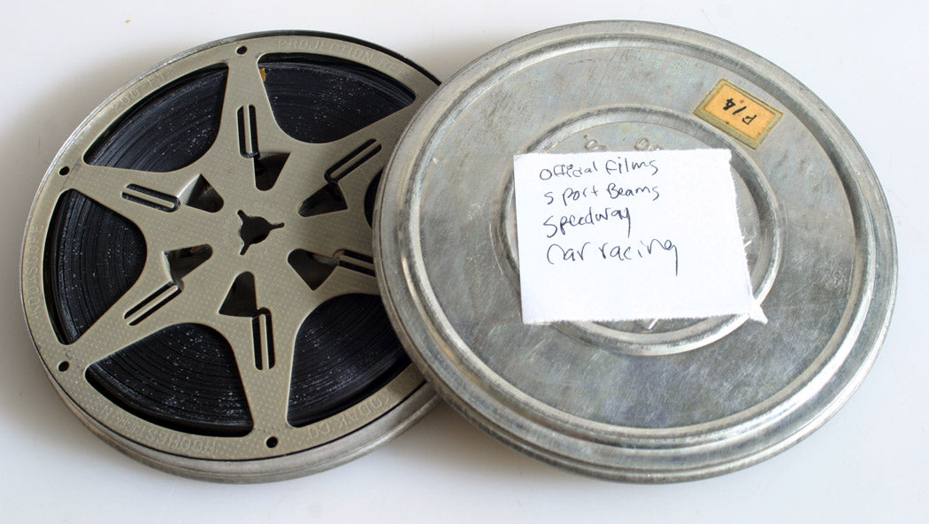 SPEEDWAY CAR RACING, SPORTS BEAMS 8MM SHORT FILM BY OFFICIAL FILMS