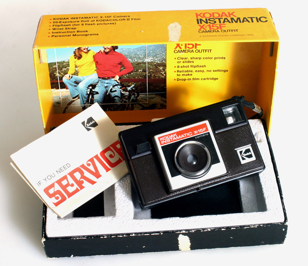 KODAK X-15F 126 FILM CAMERA IN BOX