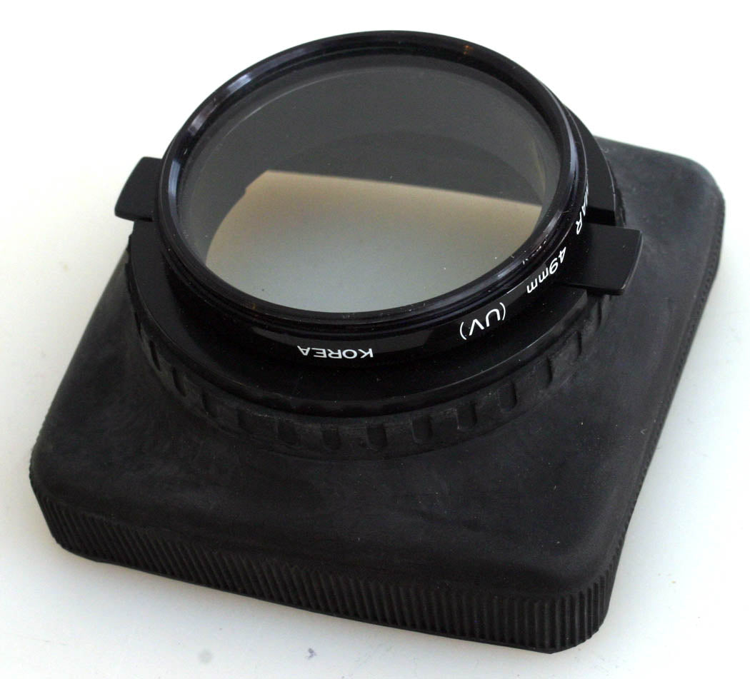 49MM LENS HOOD & UV FILTER