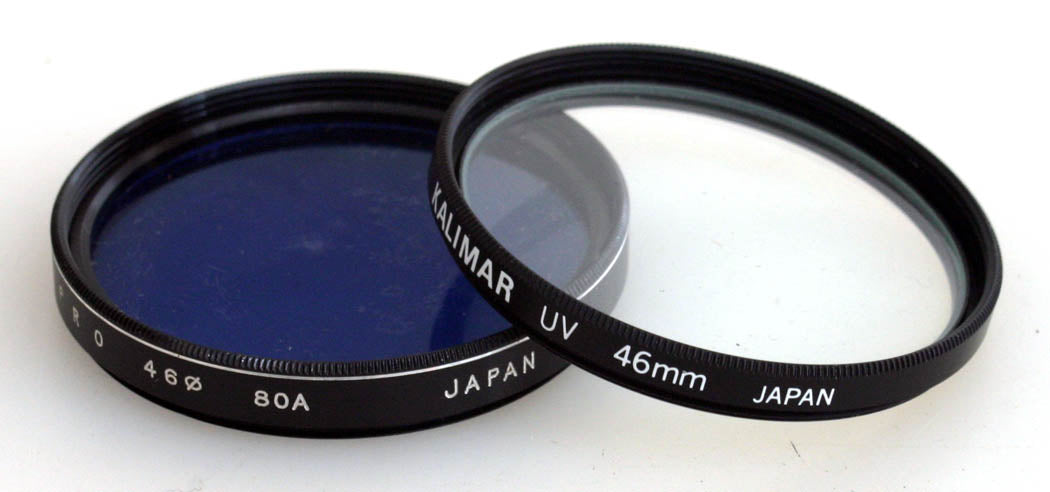 46MM UV & 80A FILTER, SET OF 2