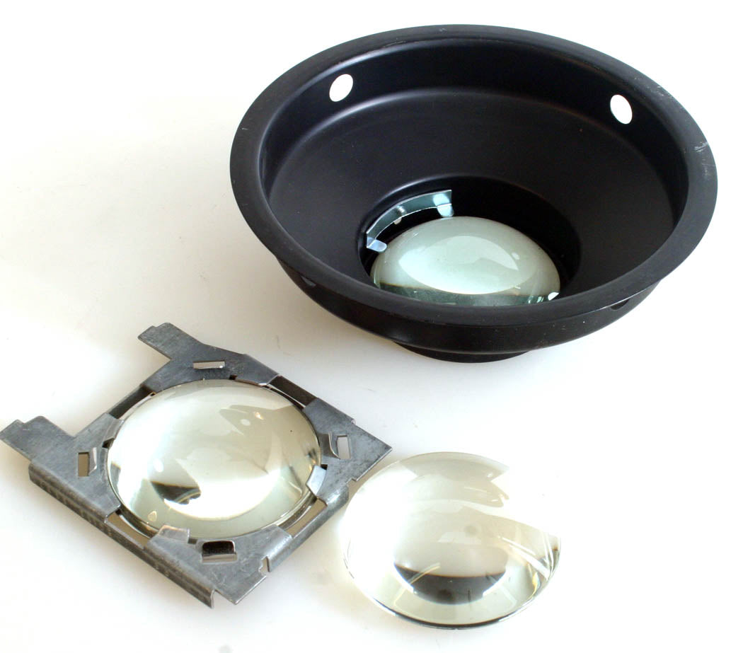 PHOTOGRAPHIC CONDENSER LENSES, SET OF 3