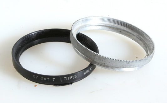 BAY 57 SERIES VII 7 HASSELBLAD B50 BAYONET FILTER ADAPTER RING