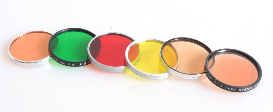 SERIES VI FILTERS (6) 85A/ YELLOW/ 85C/ 85/ GREEN/ RED