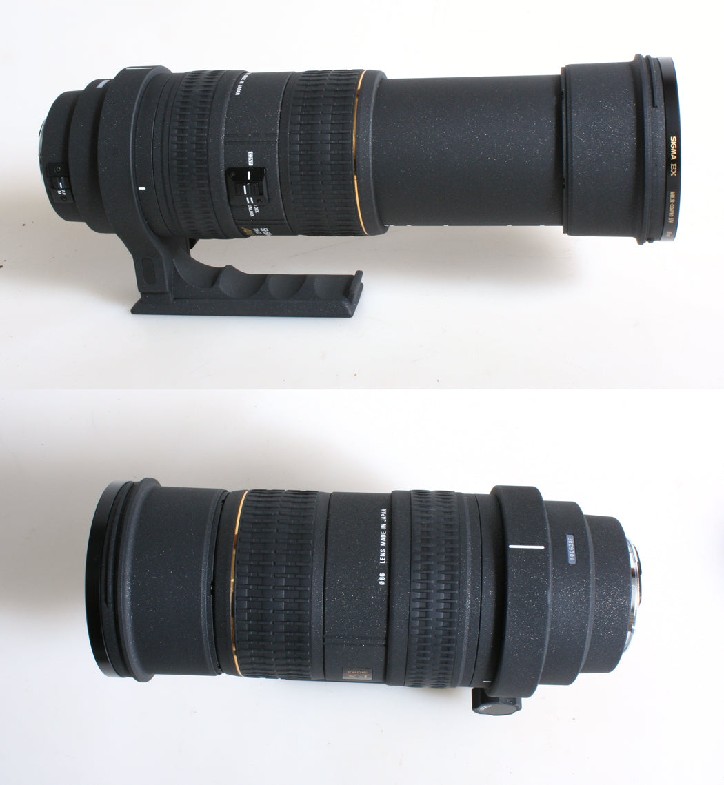 SIGMA 50-500MM F/4.5-6.3 LENS FOR CANON EF MOUNT W SIGMA APO 2X TELECONVERTER
