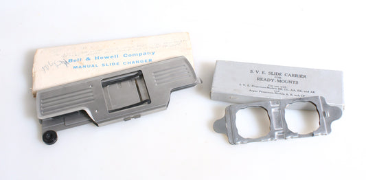 B & H AND ARGUS SLIDE CHANGERS SET OF 2