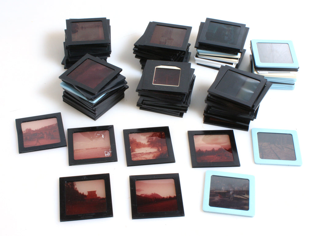 MEDIUM FORMAT TRANSPARENCIES LOT OF 100