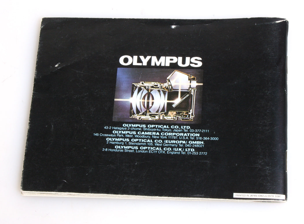 OLYMPUS LENS GROUP MANUAL