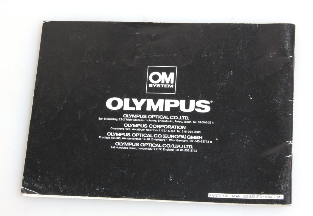 OLYMPUS OM-2 SPOT/PROGRAM MANUAL