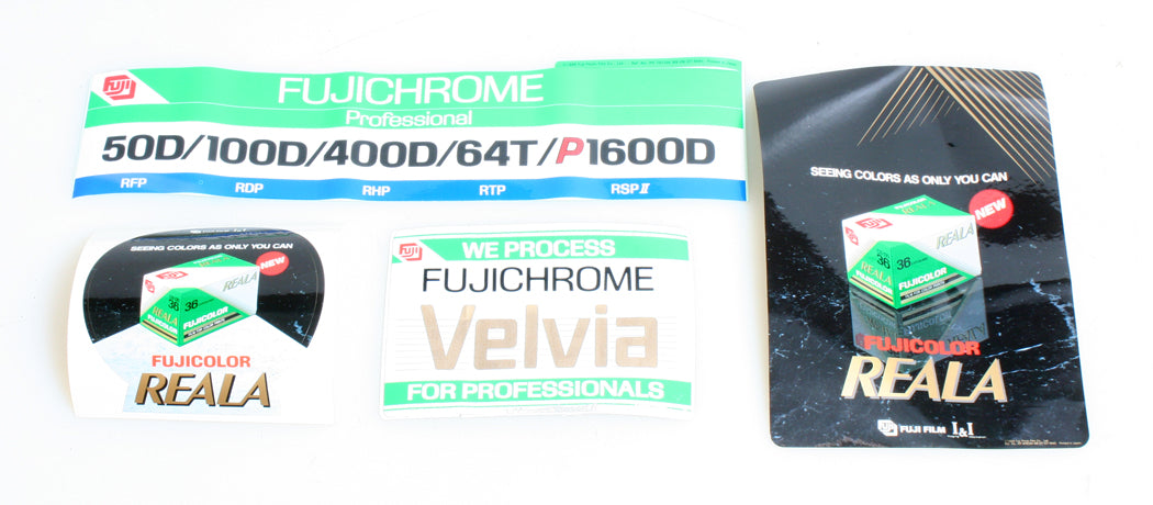 FUJI FILM STICKERS SET OF 4