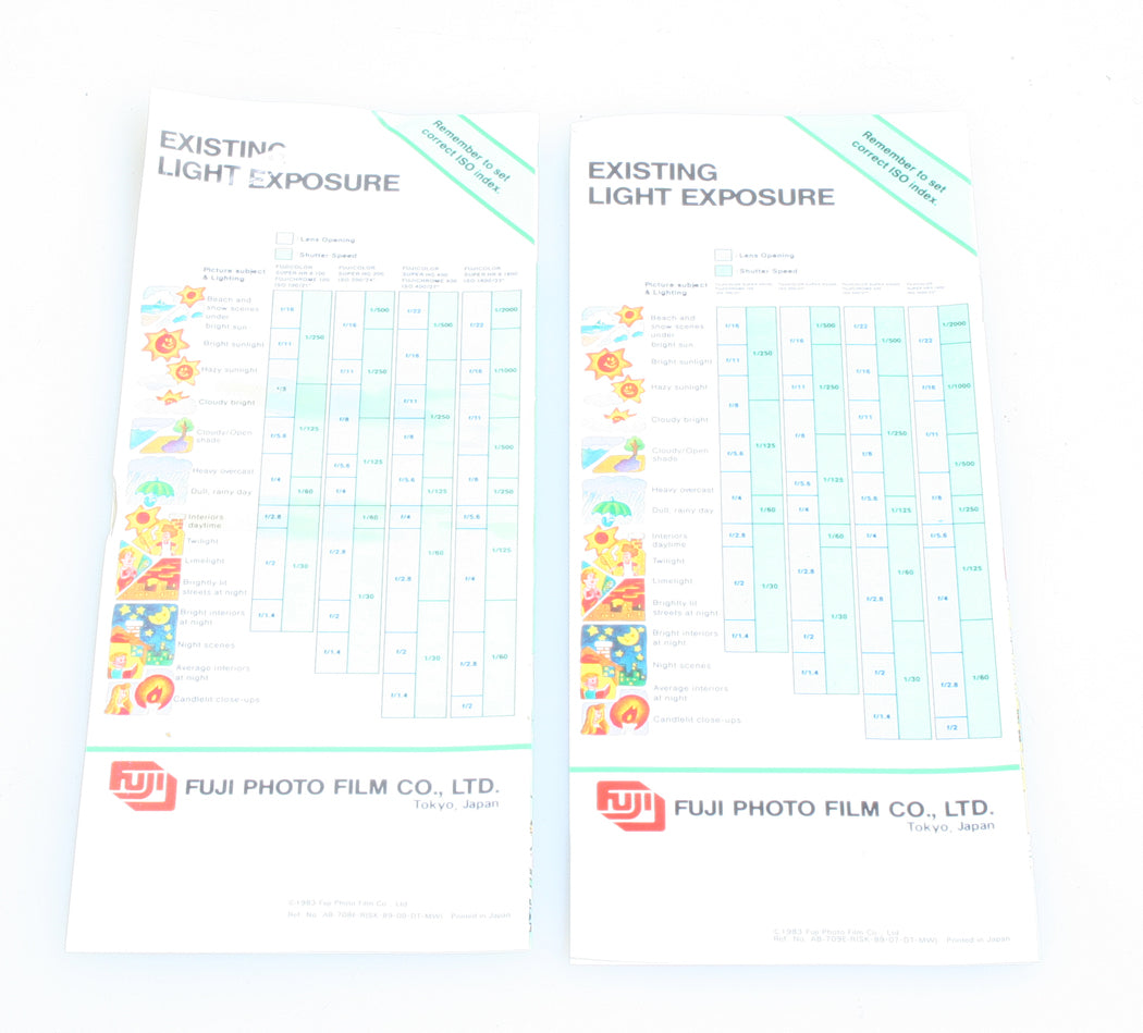 FUJI FILM GUIDE TO TRAVEL AND BETTER PICTURES SET OF 2