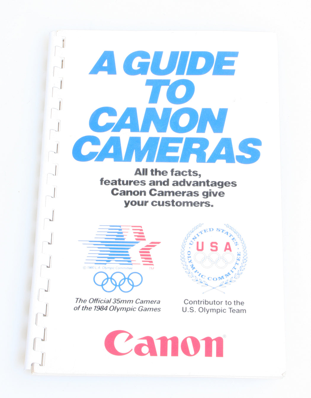 CANON CAMERA GUIDE 1984 F1, A1, AE1, FD LENSES, SURE SHOT