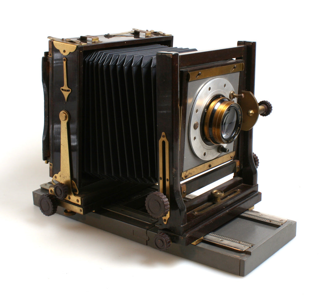 AGFA/ANSCO UNIVERSAL 5X7 CAMERA W/ 8 SERIES II LENS, 210MM F4.5 & MORE