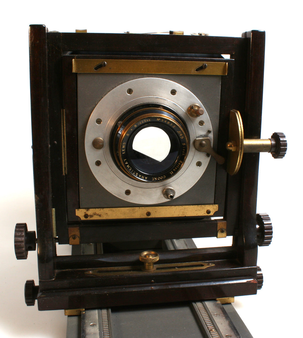 AGFA/ANSCO UNIVERSAL 5X7 CAMERA W/ 8 SERIES II LENS, 210MM F4.5 & MORE